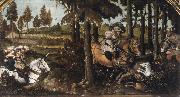 unknow artist The Boar Hunt oil painting reproduction